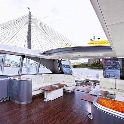 luxury boat for a buck party in sydney